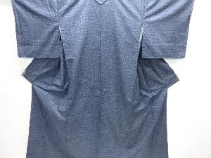 抽象模様織出し手織り紬着物